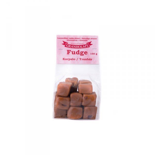Fudge Tranbär 150 g 