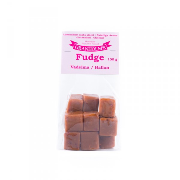 Fudge Hallon 150 g 