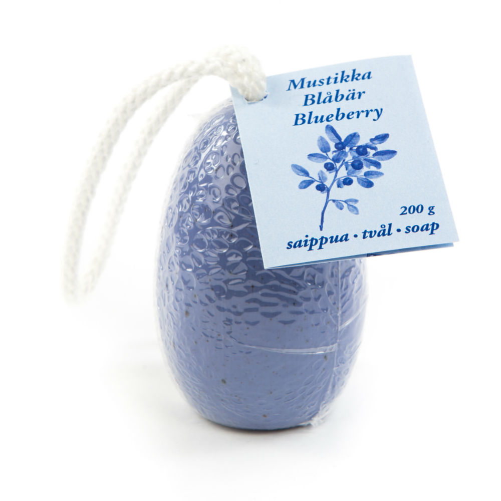 Blueberry Soap with rope 200g