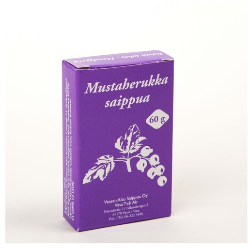 Mustaherukka saippua 60g